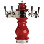 image of Micro Matic CT400E-6KR Tap Tower, Countertop 9" x 24-7/8" H, Glycol‑Cooled, 6 Faucets, 15" Clearance