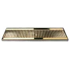 image of Micro Matic DP-120DSSPVD-20 Drip Tray Trough, Surface Mount, 20"W X 5"D