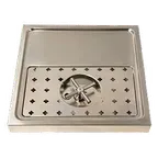 image of Micro Matic DP-1604 Platform Drip Tray, Surface Mount, 15-3/4"W X 15-3/4"D