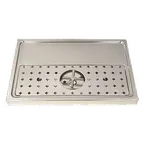 image of Micro Matic DP-1605 Platform Drip Tray with Glass Rinser, Surface Mount