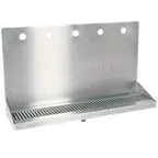 image of Micro Matic DP-322ELD-5 Drip Tray Trough, Wall Mount, 24"W X 6-3/8"D X 14"H