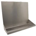 image of Micro Matic DP-322LD-0 Drip Tray Trough, Wall Mount, 16"W X 6-3/8"D X 14"H