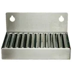 image of Micro Matic DP-6X4 Refrigerator Drip Tray Trough, Wall Mount with Keyholes