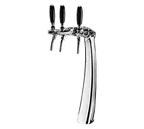 image of Micro Matic FALCO3-C Beer Tower – Countertop, 8-3/8" x 18-3/4", Glycol‑Cooled, 304 Faucets, 3" Base