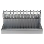 image of Micro Matic KRONOS-12SSKR Wall Tower, 36" W x 20-1/4" H, Glycol 12 Stainless Faucets, Drip Tray, NSF