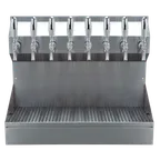 image of Micro Matic KRONOS-8SSKR Draft Tower 24" x 20", Glycol‑Cooled, Steel, 8 Faucets, NSF, Drip Tray