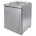 image of Micro Matic MDD23S-E-LT 25" Draft Beer Cooler, 8.4 Cu Ft SS 1‑2 Kegs (1/2 Barrel) Lock 115V