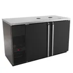 image of Micro Matic MDD58-E-LT – 59.5" Draft Beer Cooler, 23.7 Cu Ft, Black Vinyl Stainless Steel 1/3HP 115V