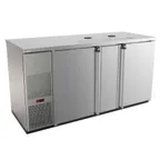 image of Micro Matic MDD68S-E-LT 69.5" Beer Cooler, 28 cu ft, Steel Two‑Door, Glass Rinser, 115V 1/3 HP