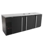 image of Micro Matic MDD94-E-LT – 95.5" Draft Beer Cooler, 39.2 cu ft, Steel Interior, Black Vinyl Exterior