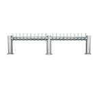 image of Micro Matic METRO-M-20PSSKR - CT Glycol‑Cooled Draft Tower, 72" x 16", 3‑Col, 20 304 Faucets, Finish