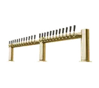 image of Micro Matic METRO-M-24PVDKR Draft Tower 84" x 16" Glycol‑Cooled, 3 Cols, 24 PVD Faucets, NSF‑Listed