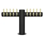 image of Micro Matic METRO-T-10MBKR Beer Tower, 10-Tap, Glycol Cooled, Matte Black, Kool Rite Tech