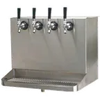 image of Micro Matic SB420-KR Draft Beer Dispenser – Bar‑Mount 22"×16", Glycol Cooled, 4 Steel Faucets, NSF