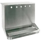 image of Micro Matic SB520 Draft Beer Dispenser – Underbar 22"x16", Steel, Glycol Cooled, 5‑Hole, 4‑6 Taps