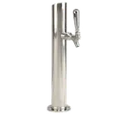 image of Micro Matic SKY-1PSSKR Draft Beer Tower, 2-1/2" x 17-3/4" H, Glycol‑Cooled, 304 SS Faucet & Base
