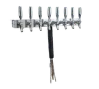 image of Micro Matic UCM-8-SSKR Bar Draft Beer, 25-1/2" x 2-1/2", Glycol‑Cooled, 8 304 Faucets Coolant Lines