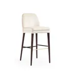 image of QA Group QABS-U272 Barstool – Wood Frame, Upholstered Seat & Back, Armless, Plain Back, Commercial, Custom