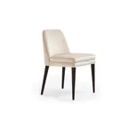 image of QA Group QACH-U271 Upholstered Restaurant Chair with Wood Frame, Plain Back Style