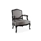 image of QA Group QACH-U63 Upholstered Lounge Chair, Wood Frame, Customizable, Commercial Grade