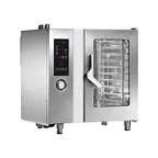 image of Angelo PO FX101G2 Full Size 10 Pan Gas Combi Oven w/ Programmable Controls, Boilerless, 71.000 BTU