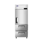 image of Atosa USA MBF8022GR 28.75" 1-Solid Door Reach-In Refrigerator, 21.4 cu. ft., Top Mounted