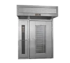 image of LBC Bakery Eq LRO-2G6 Roll-In Gas Rotating Rack Oven w/ LED Display Control, Double Rack
