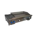 image of Comstock-Castle 3242-30 42" Countertop Gas Griddle/Hotplate Combo, Manual Controls, 120.000 BTU