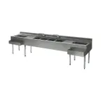 image of Eagle Group BC10-4C-22R&L 120" Sink Combo Underbar Ice Bin/Cocktail Station, Right & Left Ice Bins