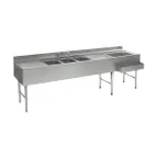 image of Eagle Group BC8C-18R 96" Sink Combo Underbar Ice Bin/Cocktail Station, Right Ice Bin