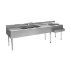image of Eagle Group BC8C-22R 96" Sink Combo Underbar Ice Bin/Cocktail Station, Right Ice Bin