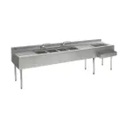 image of Eagle Group BC9-4C-22R 108" Sink Combo Underbar Ice Bin/Cocktail Station, Right Ice Bin
