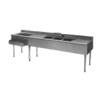 image of Eagle Group BC9C-18L 108" Sink Combo Underbar Ice Bin/Cocktail Station, Left Ice Bin