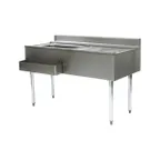 image of Eagle Group CWS4-18L-7 48" Drainboard Underbar Ice Bin/Cocktail Station w/ 7 Circuit - Left
