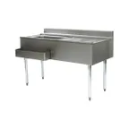 image of Eagle Group CWS5-18L-7 60" Drainboard Underbar Ice Bin/Cocktail Station w/ 7 Circuit - Left