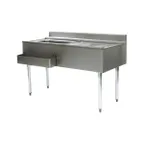 image of Eagle Group CWS5-18L 60" Drainboard Underbar Ice Bin/Cocktail Station, Left Ice Bin