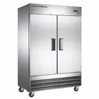 image of Culitek MRRF-2D 54" 2-Solid Door Reach-In Refrigerator, 48 cu. ft., Bottom Mounted