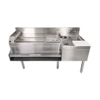 image of Glastender MXS60-CP10 60" Mixology Underbar Cocktail Station w/ 10 Circuit - Center