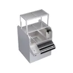 image of Krowne KRPT-36RP-10 36" Pass-Thru Combo Underbar Ice Bin/Cocktail Station w/ 10 Circuit - Right