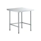 image of Sapphire Manufacturing SMTEO-2424G 24" Open Base Work Table, Galvanized Base / Flat Top