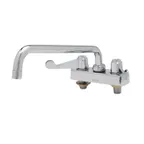 image of T&S Brass 5F-4CWX10 Equip Workboard Faucet, 4" Oc Deck Mount, 10" Swing Nozzle