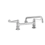 image of T&S Brass 5F-8DWX10 Equip Faucet, Swivel, 8", Deck Mount, Pedestal