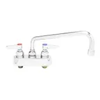 image of T&S Brass B-1112 Faucet, 10" Swing Nozzle, Deck Mounted
