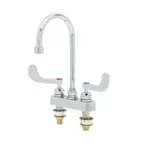 image of T&S Brass B-1141-XSCR4V22 Workboard Mixing Faucet, Deck Mount, 4" Centers