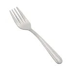 image of Winco 0014-06 Dominion Salad Fork, 6-1/8" Heavy-Weight, 18/0 Stainless Steel, Vibro Finish - 1 Dozen