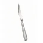 image of Winco 0030-16 Steak Knife, 8-7/8" Stainless Steel Handle, 18/8 Blade, Pointed Tip, Heavy - 1 Dozen