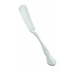 image of Winco 0039-12 - 6-3/4" Chantelle Butter Spreader, Heavy Mirror Finish 18/8 Stainless Steel - 1 Dozen