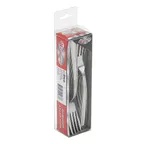image of Winco 0081-06 Salad Fork, 6-1/8" 18/0 Stainless Steel Vibro Finish, Dominion Pack - 24/Pack