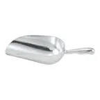 image of Winco AS-12 One-Piece Aluminum Scoop - 12 oz.  (hand wash only)