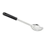 image of Winco BSSB-13 13" Slotted Basting Spoon w/ Black Rounded Bakelite Handle